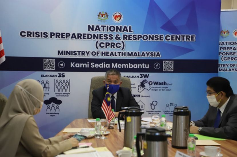 卫生部长拿督斯里阿汉巴巴。