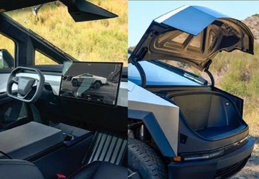 特斯拉Cybertruck最新高清照曝光。