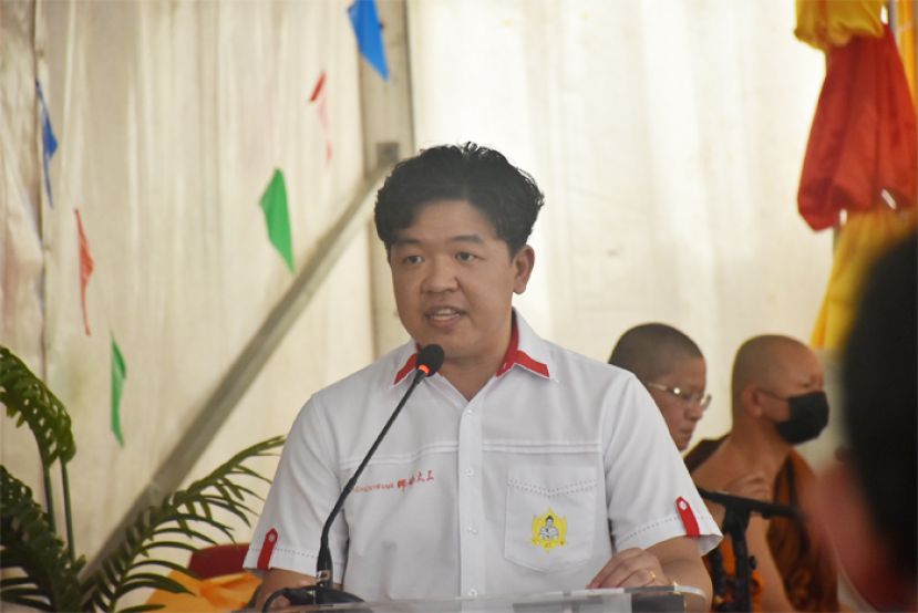 2024年四面佛佛诞大法会筹委会联合主席江财安。