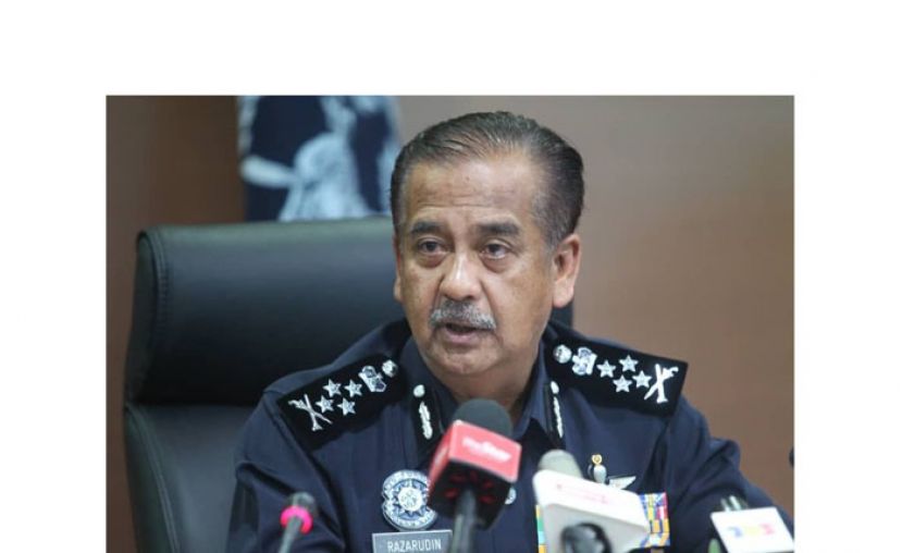全国警察总长丹斯里拉扎鲁丁。