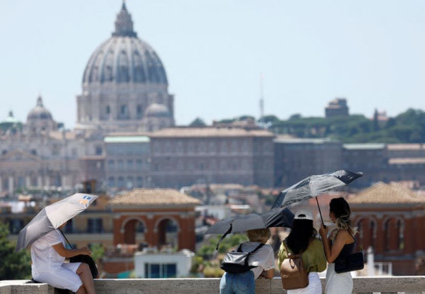 欧洲热浪来袭。