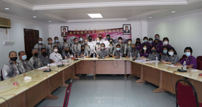 部分出席会员合影。