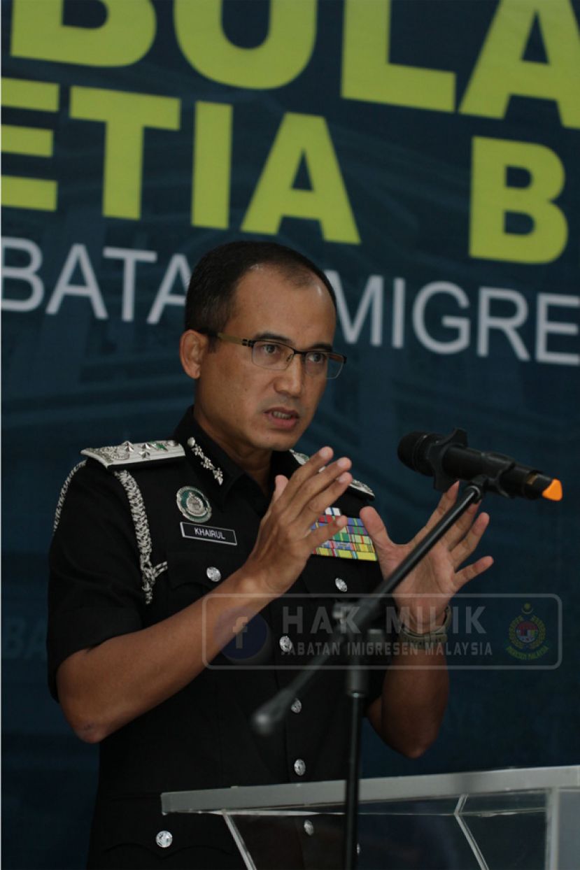 移民局总监拿督凯鲁再米。