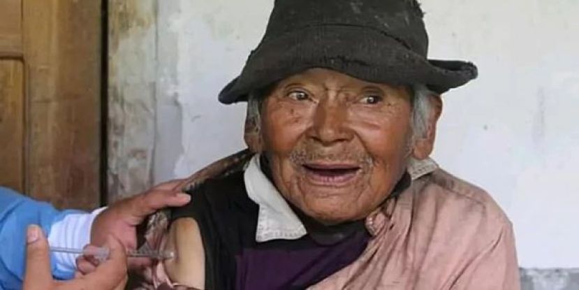  被盛传是全球最长寿的人、来自秘鲁的阿巴德。