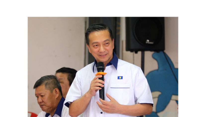 马华副总会长兼丹绒比艾区国会议员拿督斯里黄日昇。