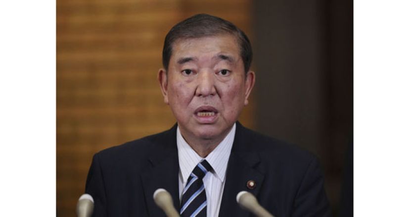 日本首相石破茂。