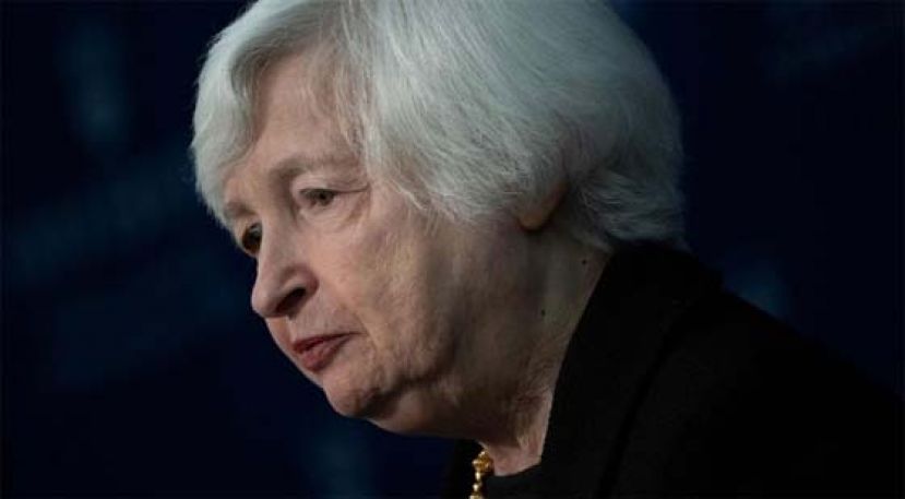 美财长：政府最早6月1日出现债务违约。