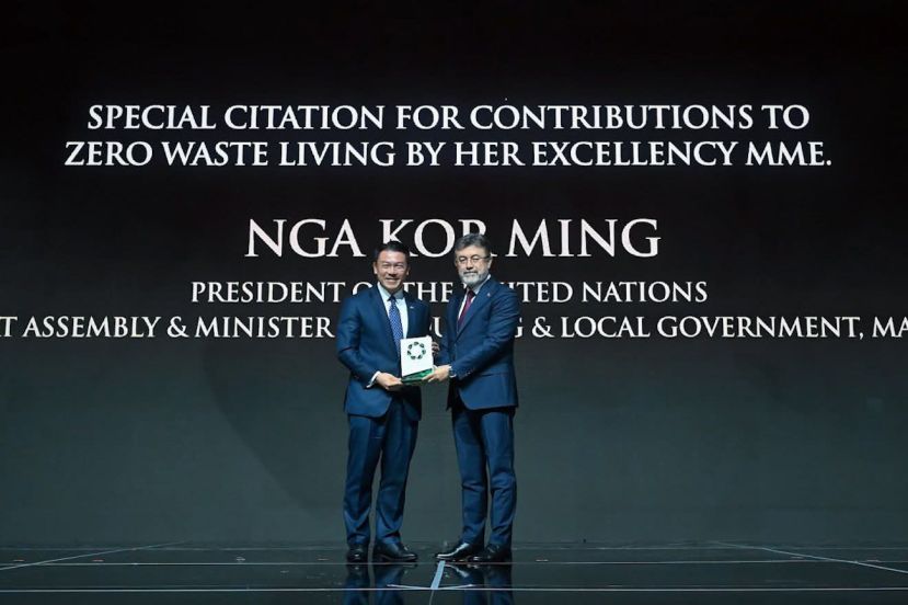 马来西亚荣获联合国零废基金特别表扬大奖  鼓励国人积极进行废料再循环把垃圾&lsquo;卖&rsquo;成金钱