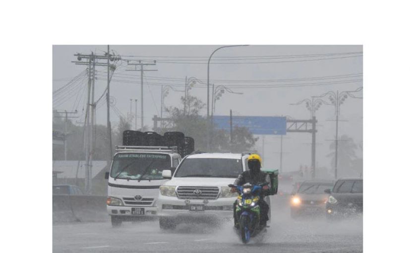 大马气象局发出警告　丹登彭柔沙砂豪雨持续至26日