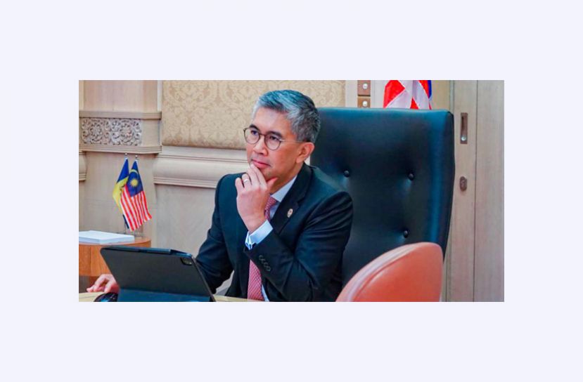 财政部长拿督斯里东姑扎夫鲁。