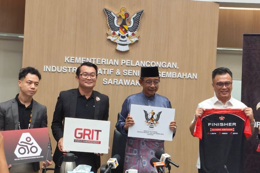 6月21日三马丹度假海滩展开婆罗洲100铁人三项赛 砂拉越积极打造国际体育旅游新品牌