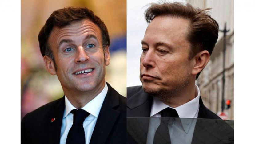 法国总统马克龙将会见特斯拉创办人马斯克。