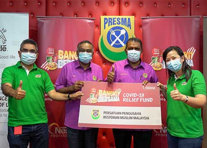‘Bangkit Bersama Nestlé’ 向受COVID-19影响的马来西亚饮 食业者伸出援手