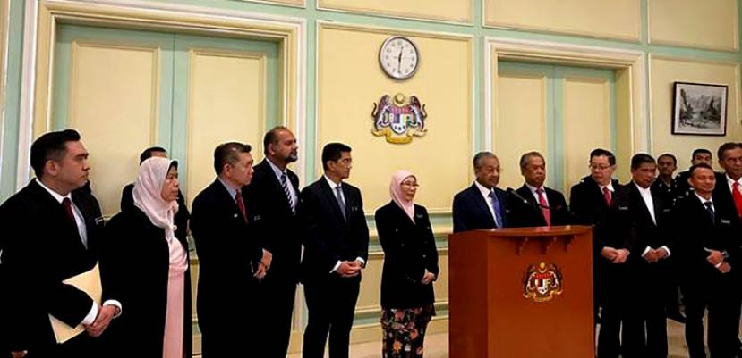 首相表明，内阁不会在近期改组。(档案照)