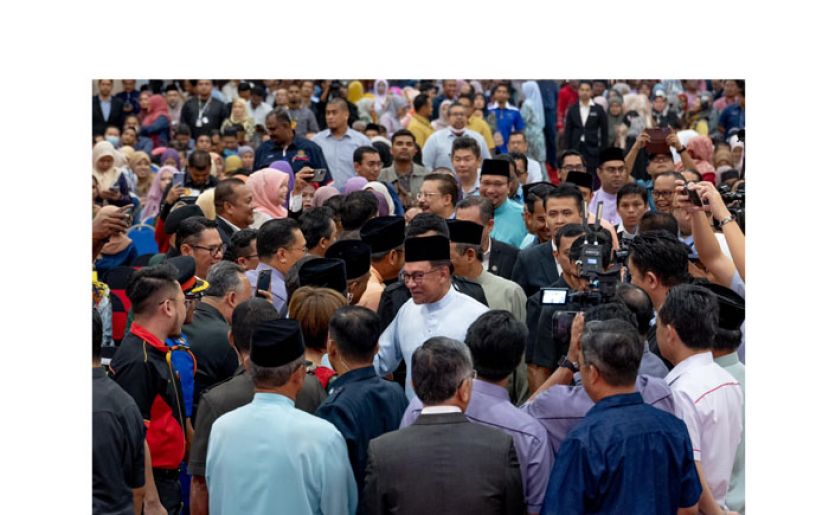 首相安华在芙蓉出席&ldquo;首相与森州公务员见面会&rdquo;。