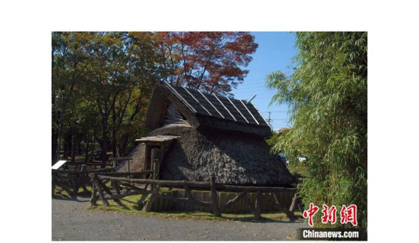日本登吕的居住遗址复原。