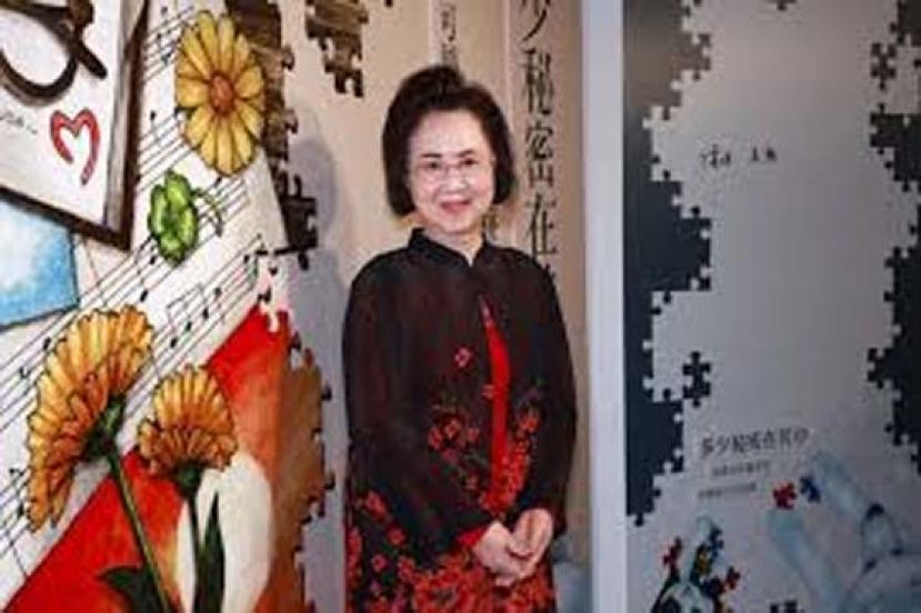 琼瑶在脸书报平安。