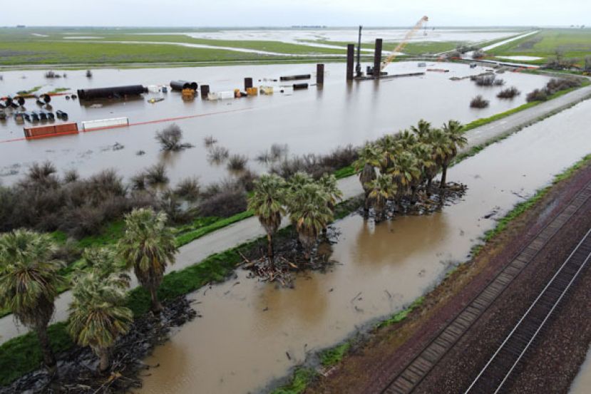 降雨加融雪，洪水规模将扩大。