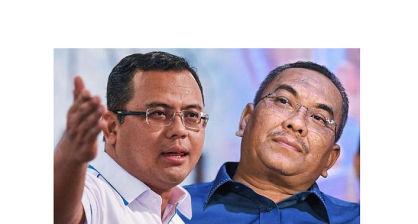 左为阿米鲁丁和沙努西(右)。