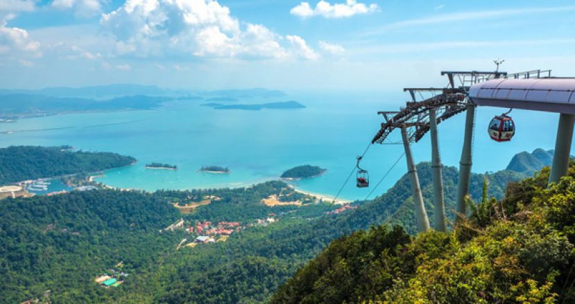 如浮罗交怡无游客，犹如鬼城。