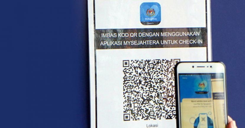 MySejahtera显示&ldquo;低风险&rdquo;（LowRisk）状态的民众才允许进店。