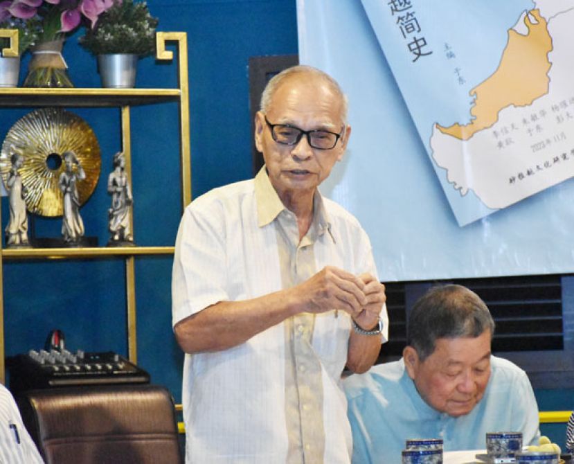 资深政治、文化及文学工作者黄纪邻.