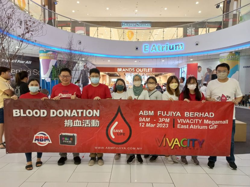 ABM Fujiya Berhad 捐血活动  筹151包血液
