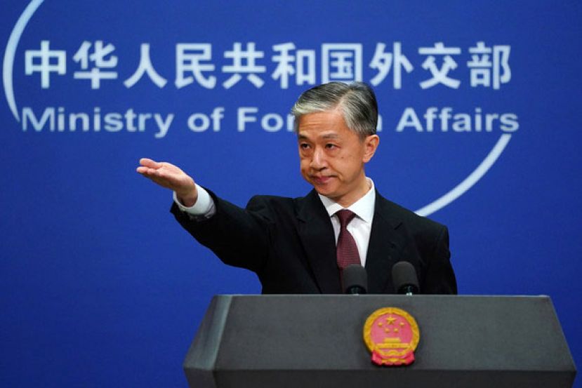 中国外交部发言人汪文斌。