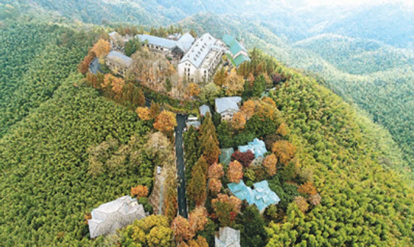 莫干山&ldquo;洋家乐&rdquo;集聚区。