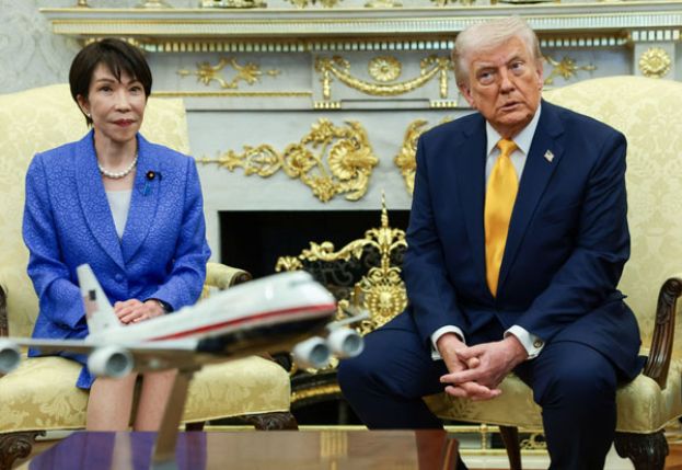 习近平在习特会中狠批高市早苗走新军国主义路线，并点名赖清德威胁和平，遭特朗普当场反驳护航。