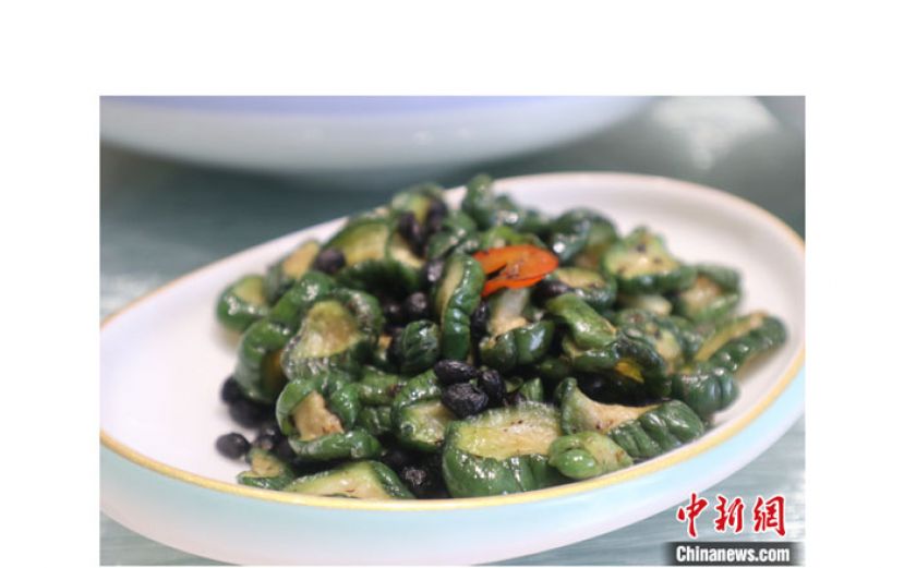 广东阳江，豆豉炒青瓜咸。