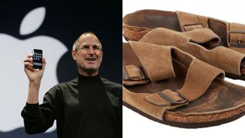 前苹果公司执行长贾伯斯所穿过的勃肯鞋。