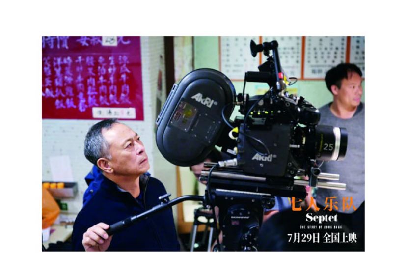 杜琪峰导演工作照。