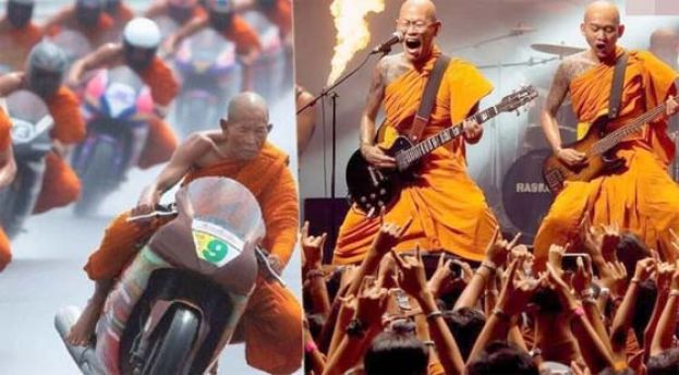 和尚&ldquo;摇变&rdquo;赛车手 摇滚乐手？泰国佛教界出声了。