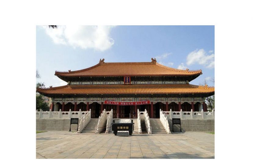 哈尔滨文庙大成殿。