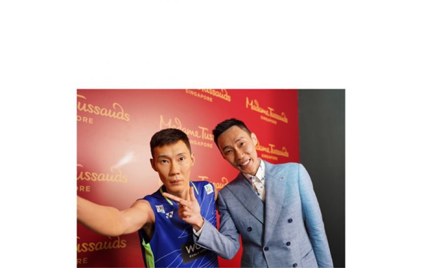 大马羽坛一哥蜡像将在新加坡限时展出。