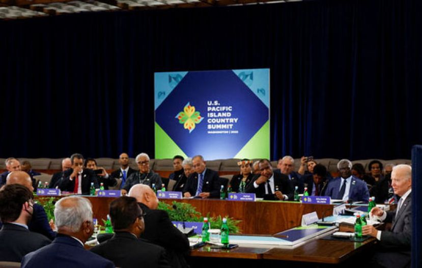 美国首场太平洋岛国峰会。