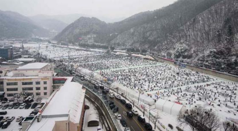 中国开放边境后，韩国旅游业明显欣欣向荣。