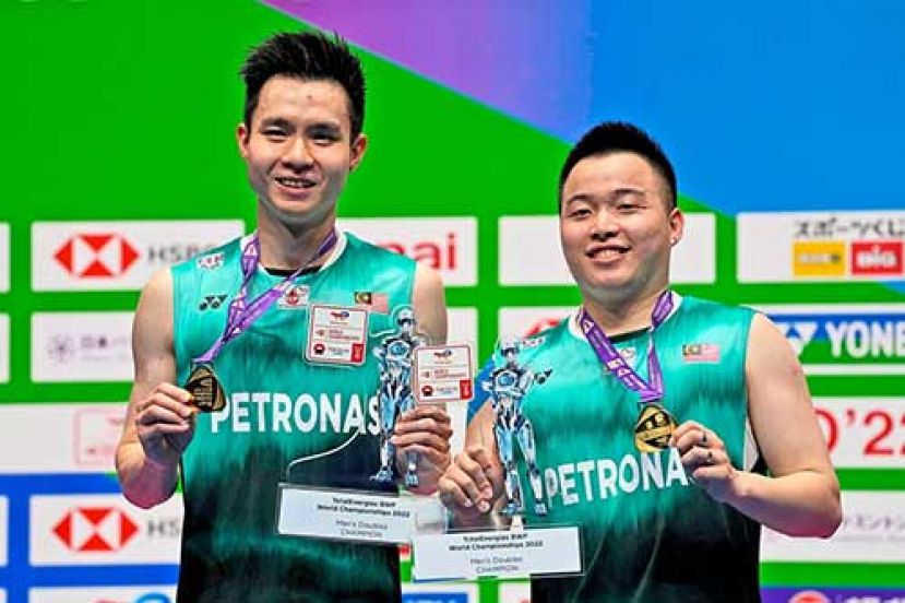 谢定峰与苏伟译创造历史  勇夺世羽赛大马首座冠军