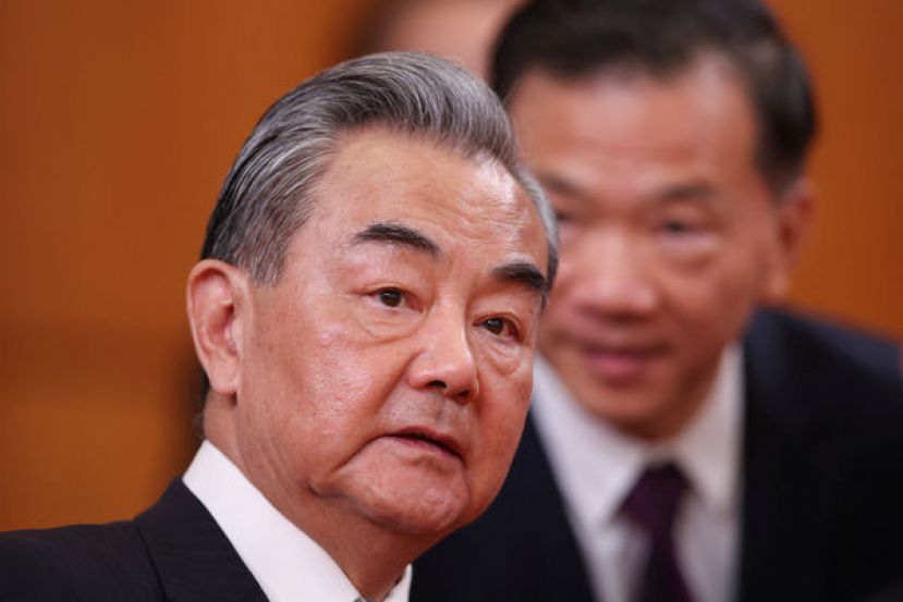 中国外交部长王毅。