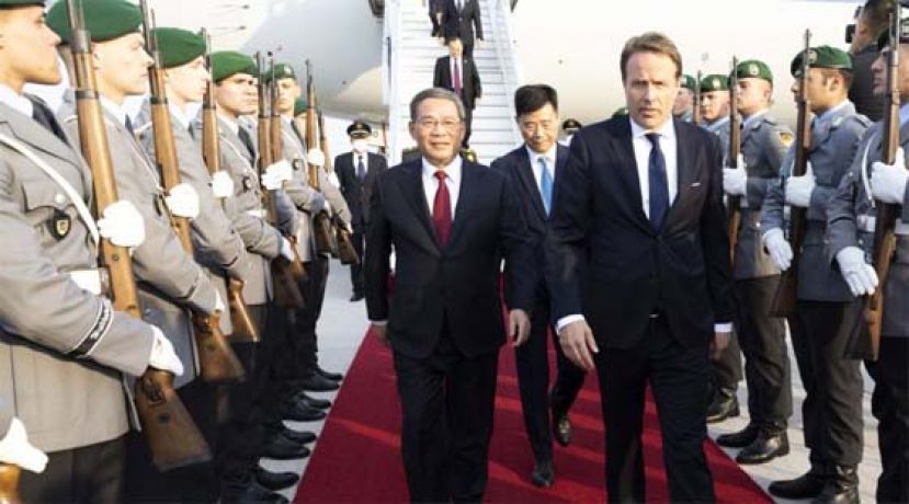 中国国务院总理李强访德。