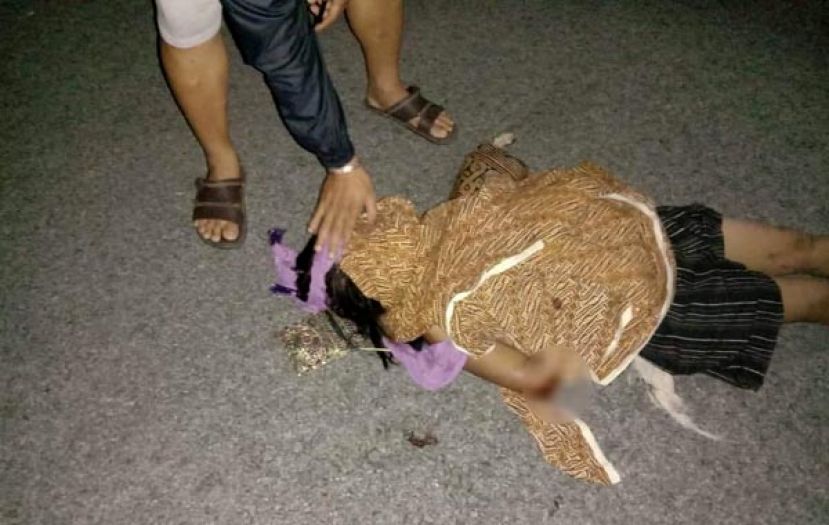 死者横死街头。