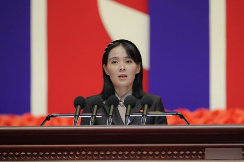 朝鲜领导人金正恩胞妹金与正再放话。