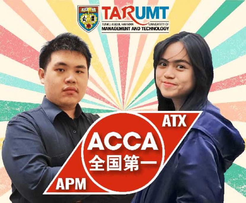 叶康宏（左）与曾铱雯（右）分别在ACCA高级试卷称霸全国。