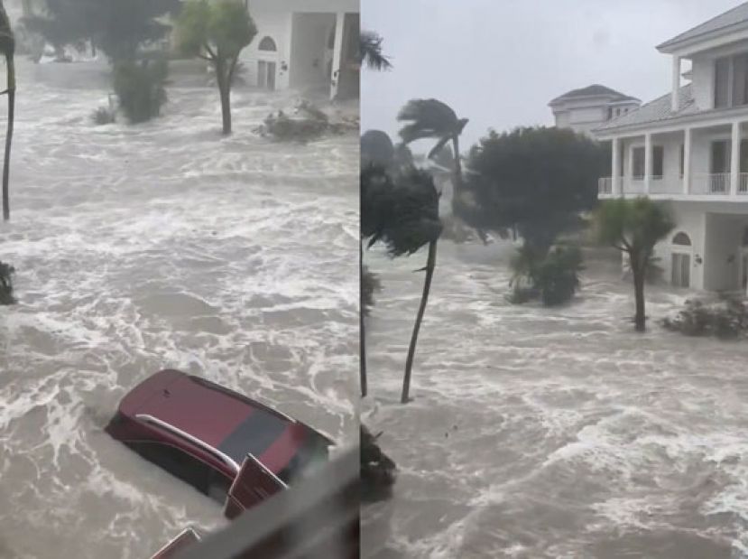 巨兽级飓风伊恩强袭佛州。