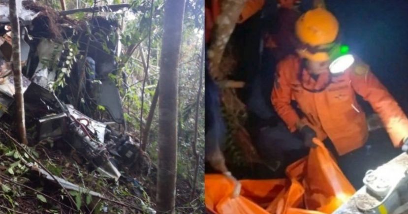 外交部协助印尼西加里曼丹省直升机空难事故中遇难的大马人家属  将遗体运回大马