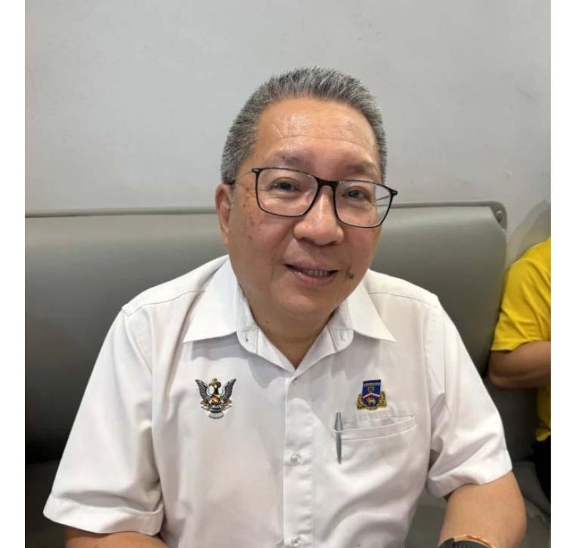 古晋南市市长拿督黄鸿圣。