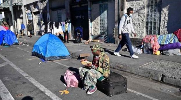 美超过65万人无家可归创新高，加州最多纽约州居次。