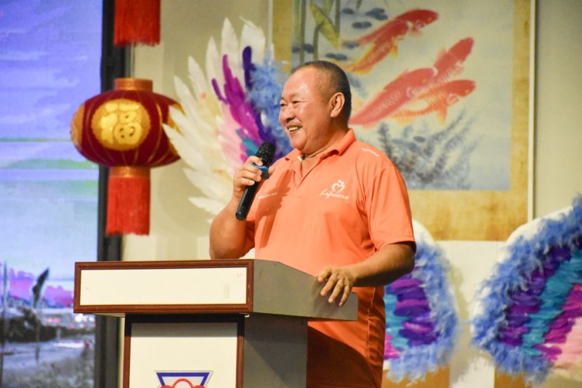 古晋博爱协会主席洪顺和。
