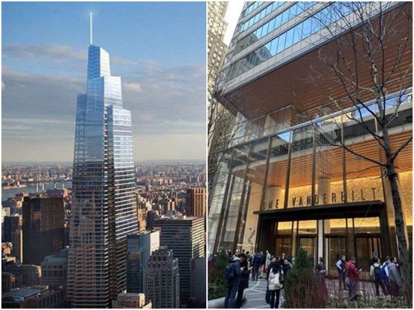 纽约93层楼新地标范德堡一号大楼本周传出内部剧烈晃动，许多层楼员工都被撤离。